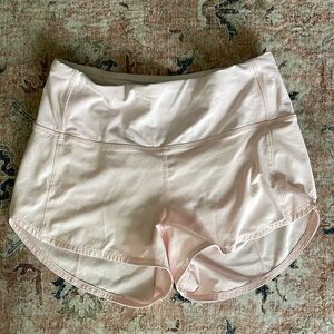 Lululemon speed up pink shorts size 6